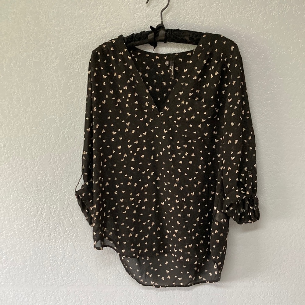 3/$15 Maurices Sheer Blouse Size L